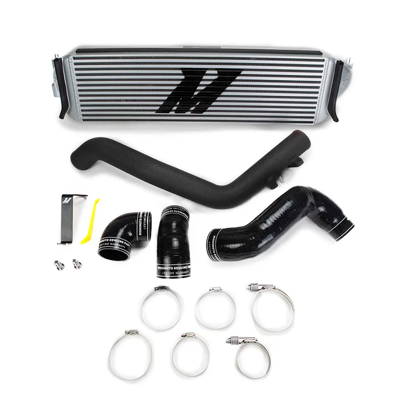 Intercooler Kit, Silver/Black, fits Honda Civic Type R 2017-2021