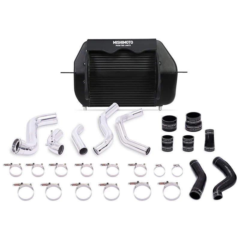 Intercooler Kit, Black/Polished, fits Ford F-150 EcoBoost 2011-2014