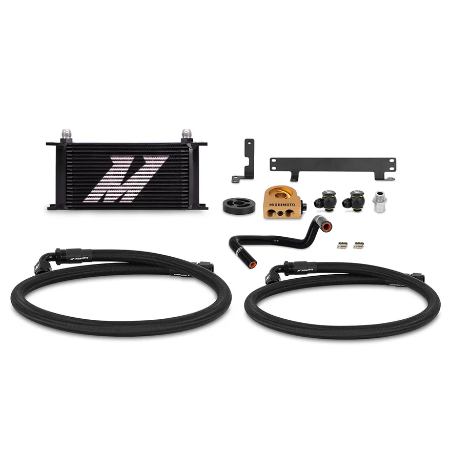 Oil Cooler Kit, Black, Thermostatic, fits Subaru WRX 2022+