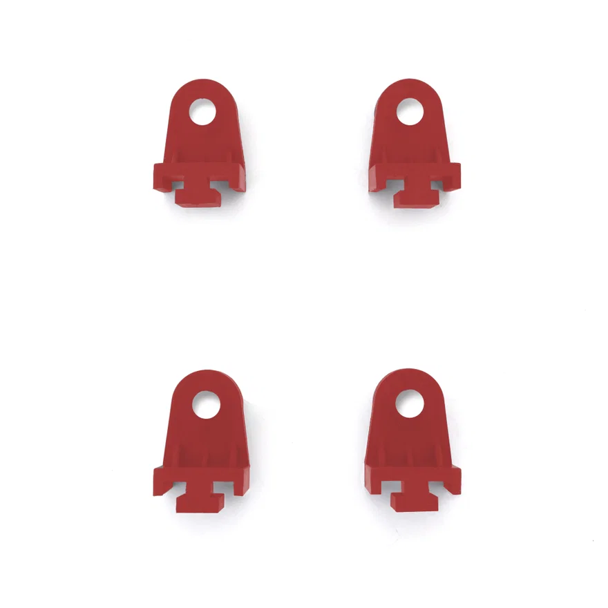 MMFAN-CLIPRD Fan Clips, Red, Plastic