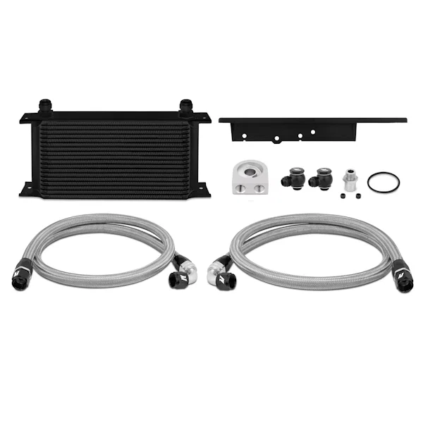 Oil Cooler Kit, Black, fits Nissan 350Z 2003-09 / Infiniti G35 Coupe 2003-07