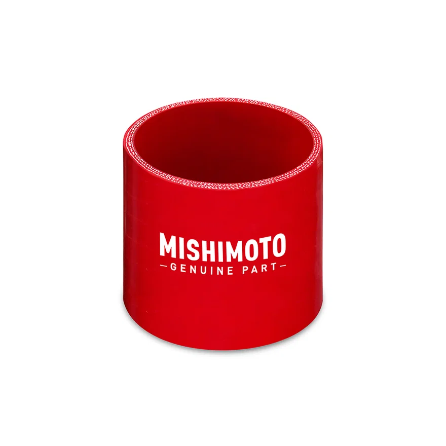 Straight Coupler, Red, Silicone, 3.00in