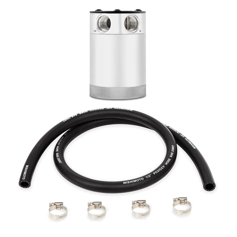 Compact Baffled Oil Catch Can, 2-Port