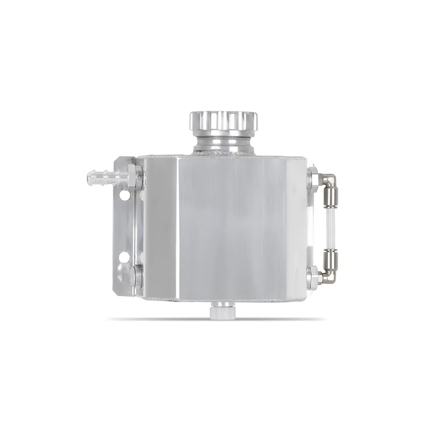 Universal Coolant Overflow Tank, Polished, 1 Quart
