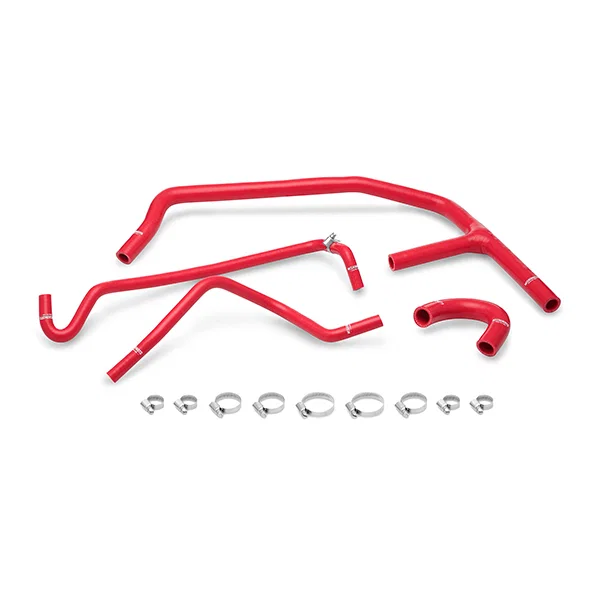 Silicone Ancillary Hose Kit, Red, fits Ford Mustang EcoBoost 2015-2017