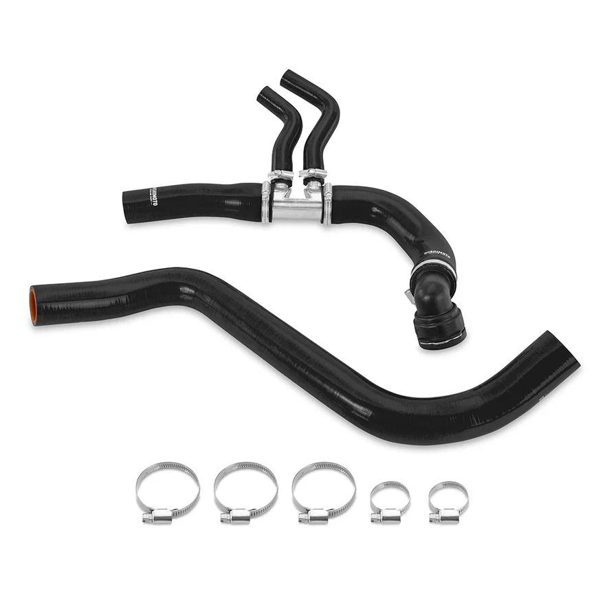 Silicone Radiator Hose Kit, Black, fits Ford Expedition 3.5L EcoBoost 2015-2017