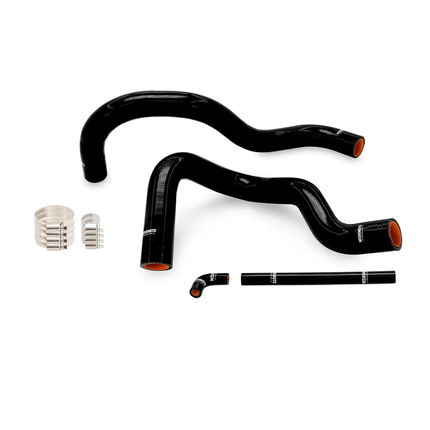 Silicone Coolant Hose Kit, Black, fits Toyota Tacoma 2.4L/2.7L 4WD Auto 1995-04