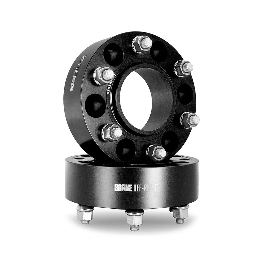 Borne Off-Road BNWS-007-500BK Wheel Spacers, Black, 6x135, 87.1 Center Bore, M14x1.5, 2.00in