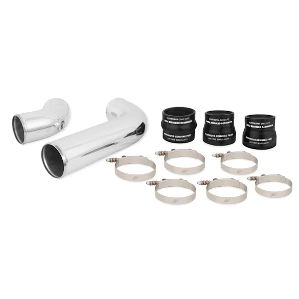 Intercooler Pipe Kit, Black, Cold-side, fits Chevrolet/GMC 6.6L Duramax 2011-16
