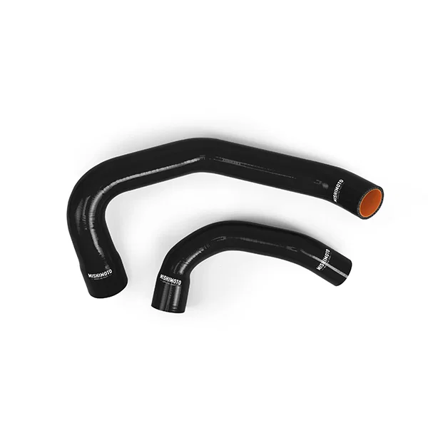 Silicone Radiator Hose Kit, Black, fits Jeep Wrangler YJ 1991-1995