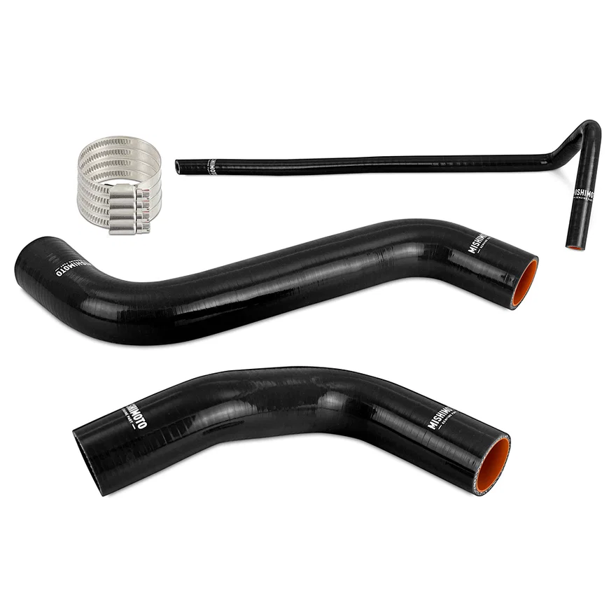 Silicone Radiator Hose Kit, Black, fits Subaru WRX 2022+