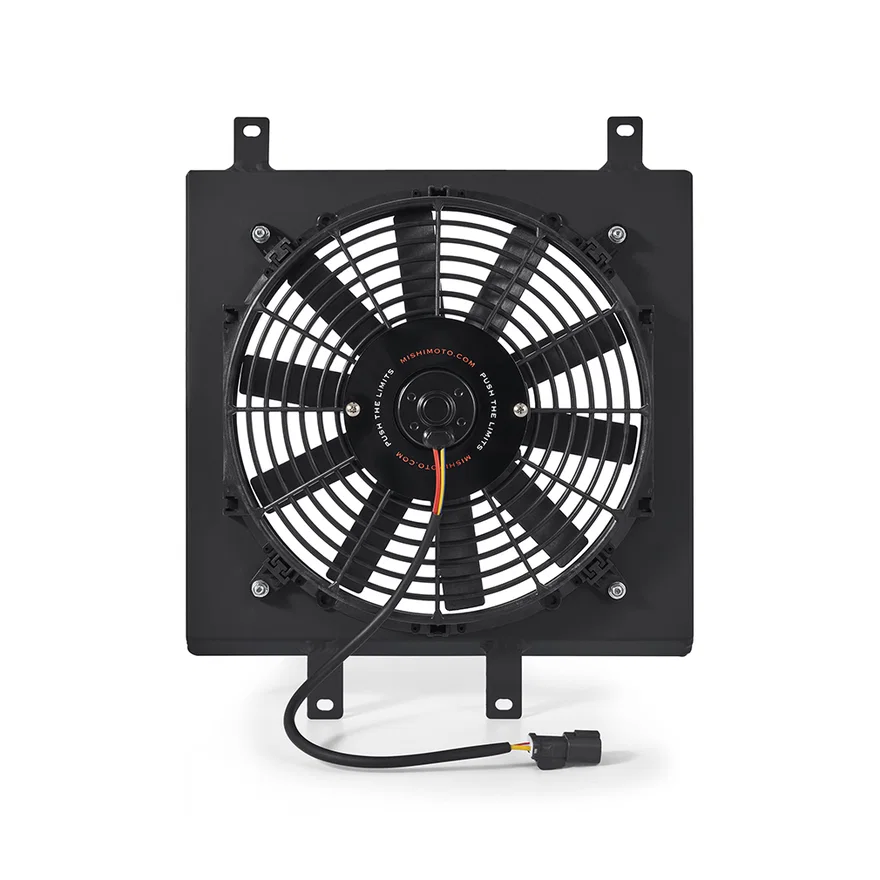 Performance Aluminum Fan Shroud Kit, Black, fits Honda Civic 1992-2000