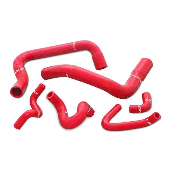 Silicone Radiator Hose Kit, Red, fits Ford Mustang GT/Cobra 1986-1993