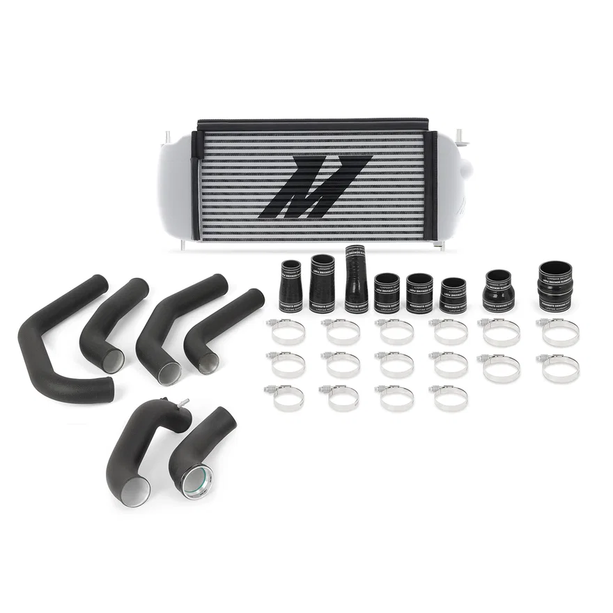 Intercooler Kit, Silver/Black, fits Ford F-150 2.7L EcoBoost 2015-2017