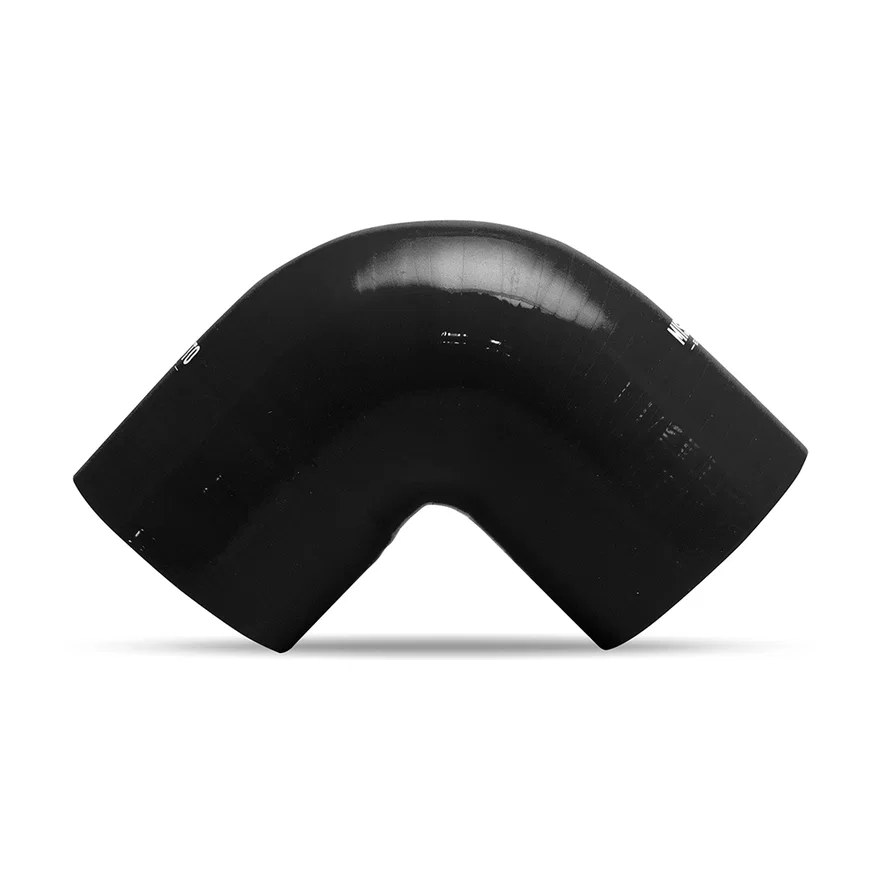 90-Degree Coupler, Black, Silicone, 4.00in