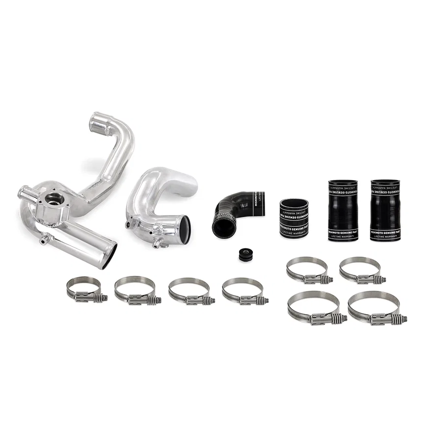 Intercooler Pipe Kit, Polished, High-Mount, fits Ford Bronco 2.3L EcoBoost 2021+