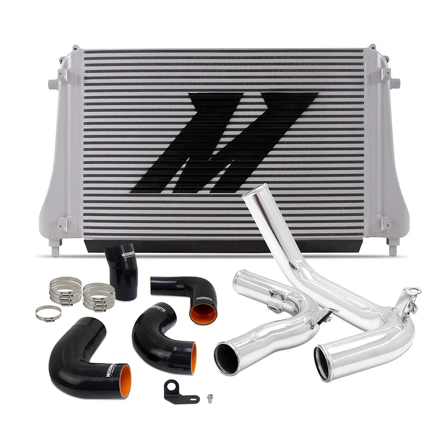 Intercooler Kit, Silver/Polished, fits Volkswagen GTI MK8/MQB 2022+