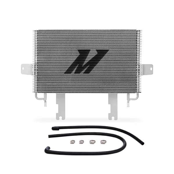 Transmission Cooler, Silver, fits Ford 7.3L Powerstroke 1999-2003