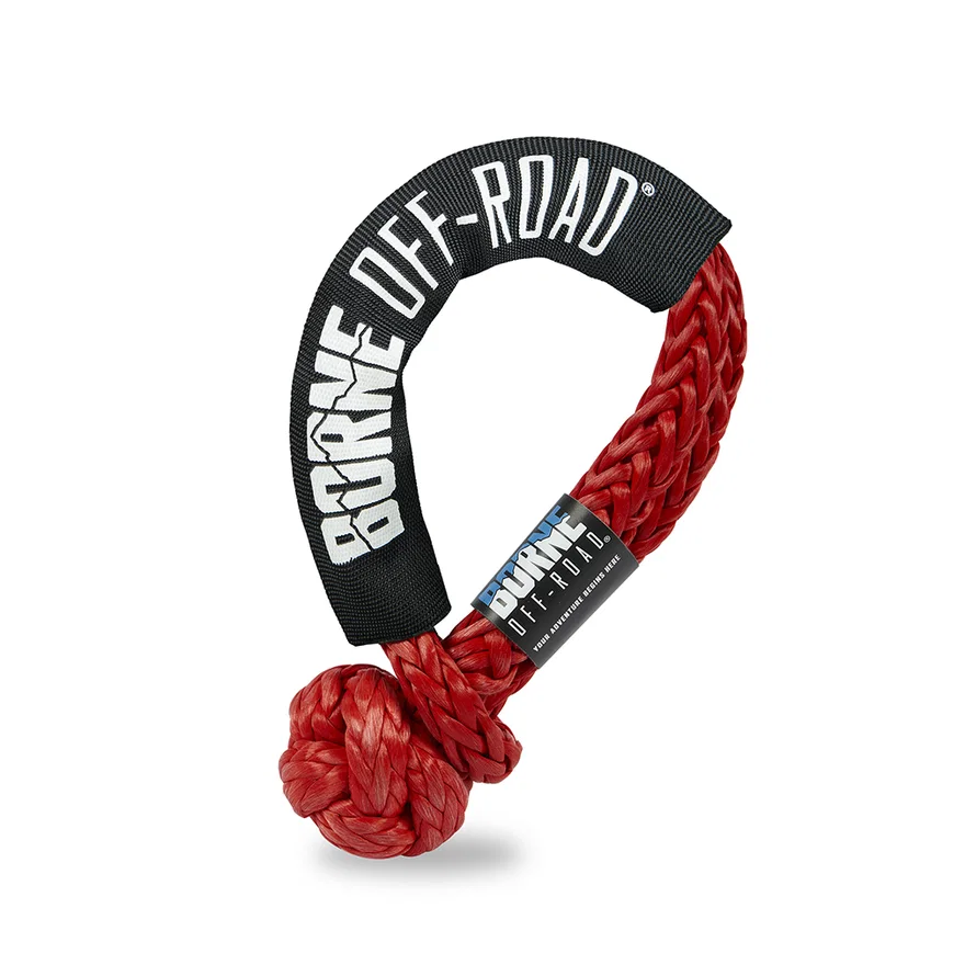 Borne Off-Road BNSS-12-RD Soft Shackle, Red, 1/2 in