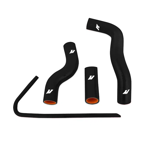 Silicone Radiator Hose Kit, Black, fits Subaru BRZ 2013+