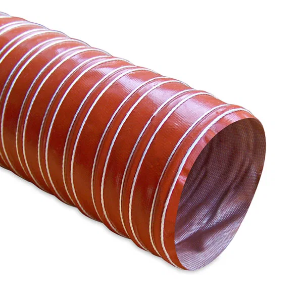 Heat Resistant Silicone Ducting, 3 in x 12 ft