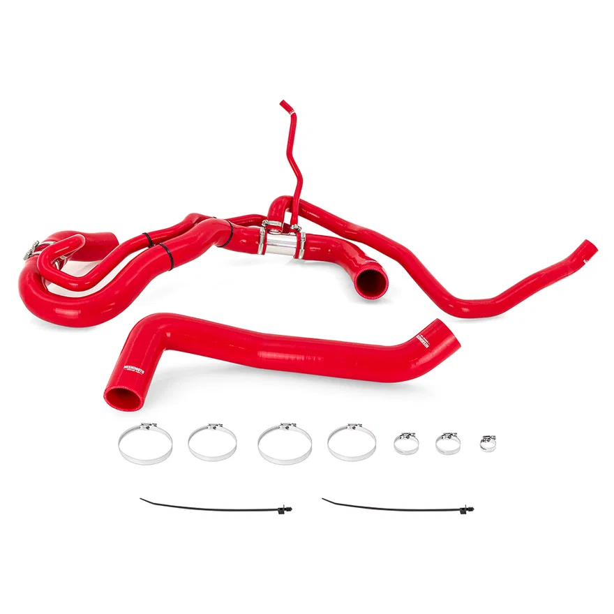 Silicone Coolant Hose Kit, Red, fits Chevrolet/GMC 6.6L Duramax 2017-2019