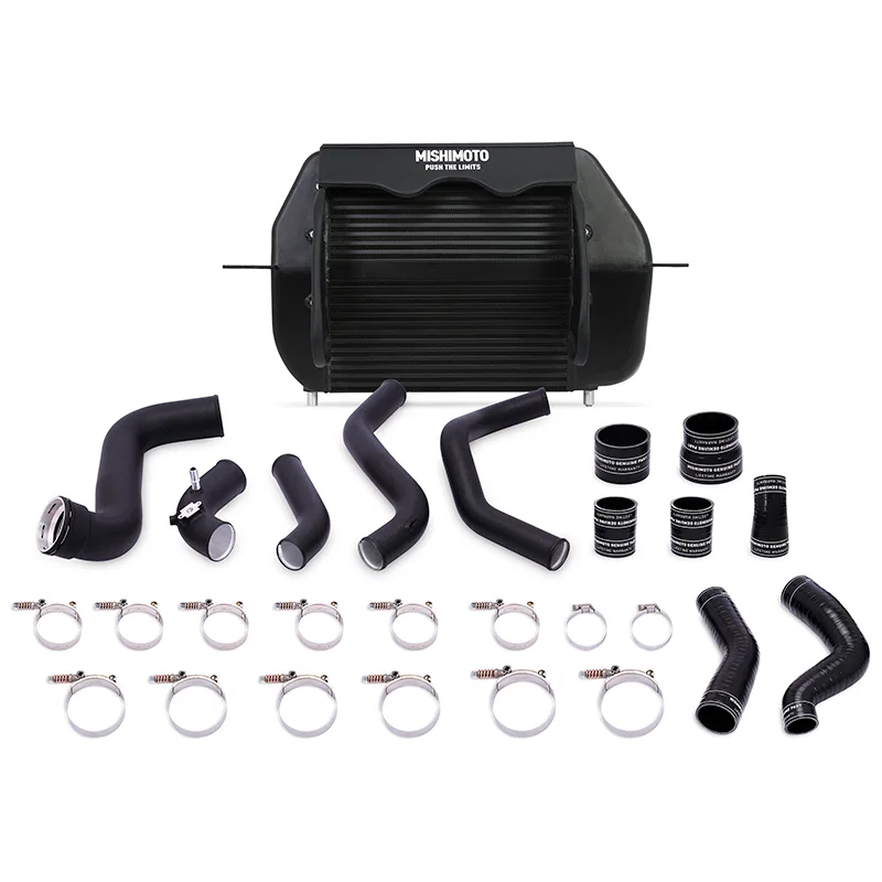 Intercooler Kit, Black/Black, fits Ford F-150 EcoBoost 2011-2014