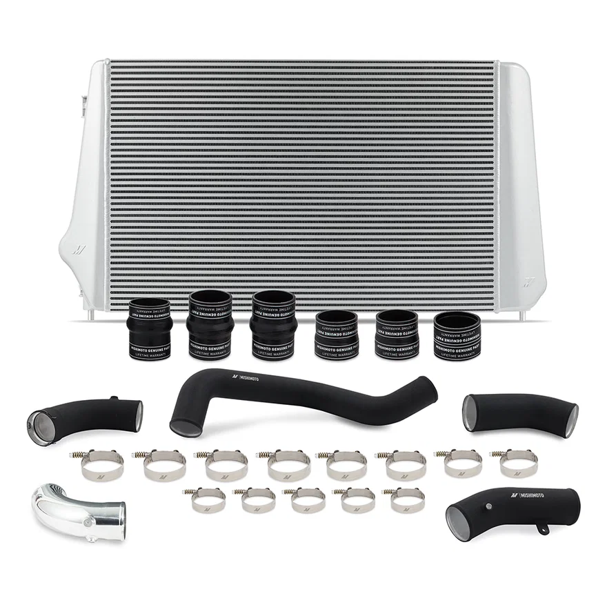 Intercooler Kit, Silver/Black, fits Chevrolet/GMC 6.6L Duramax L5P 2017-2019