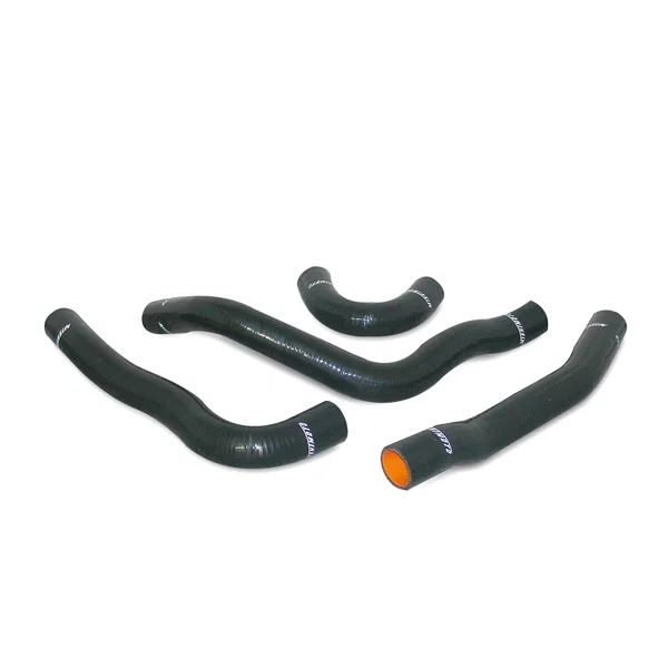 Silicone Radiator Hose Kit, Black, fits Mitsubishi Lancer Evolution X 2008-2015
