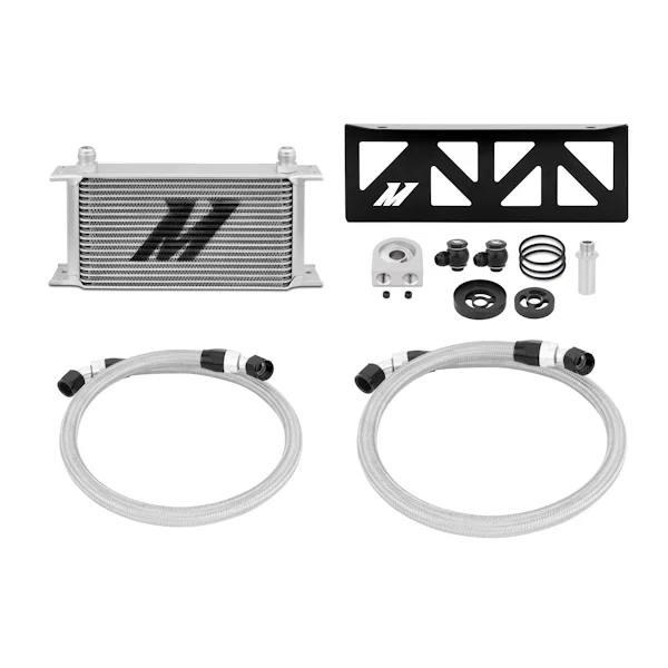 Oil Cooler Kit, Silver, fits Subaru BRZ/Toyota 86/Scion FR-S 2013-2021