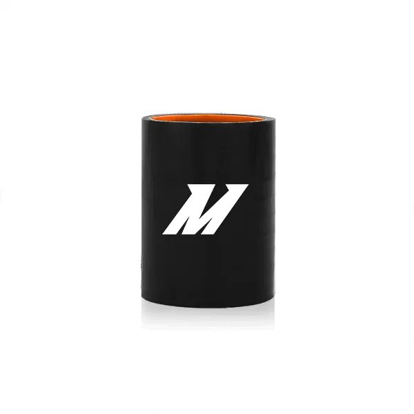 Straight Coupler, Black, Silicone, 2.00in