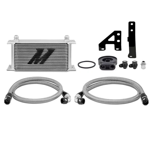 Oil Cooler Kit, Silver, fits Subaru WRX 2015-2021