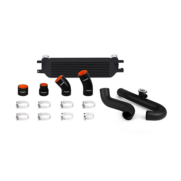 Intercooler Kit, Black/Black, fits Ford Mustang EcoBoost 2015-2023