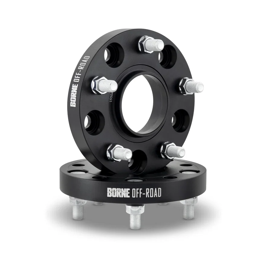 Wheel Spacers, Black, 5X139.7, 1.5 in, fits Dodge Ram 1500 2002-2008