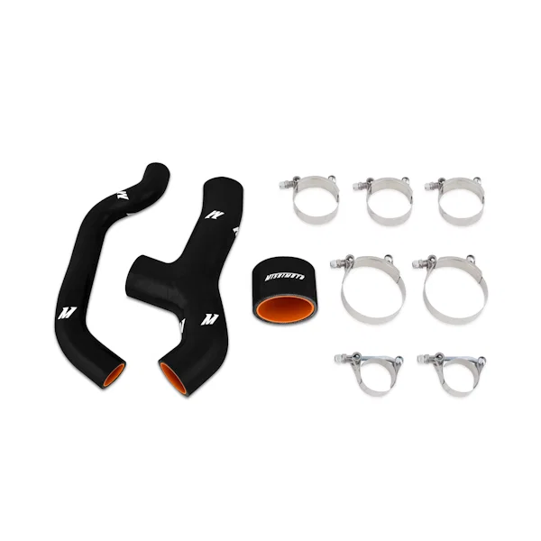 Silicone Intercooler Hoses, Black, fits Subaru WRX 2006-07/Forester XT 2004-2008