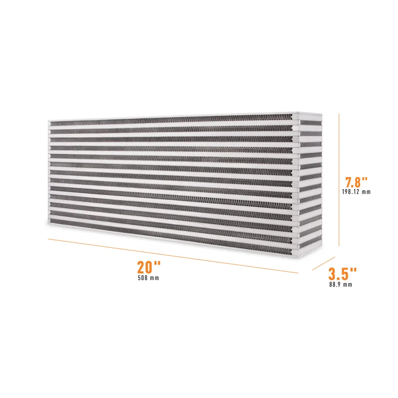 Universal Air-to-Air Race Intercooler Core 20in x 7.8in x 3.5in