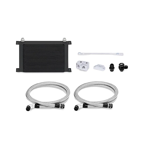 Front-Sump Race Oil Cooler Kit, Black, fits LS1/LS2 for Pontiac GTO