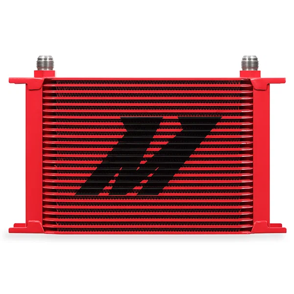 Universal Oil Cooler, 25-Row, Red