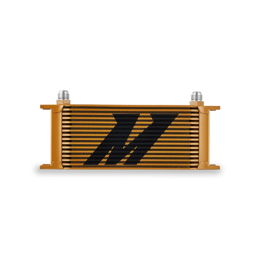 Universal Oil Cooler, 16-Row, Gold