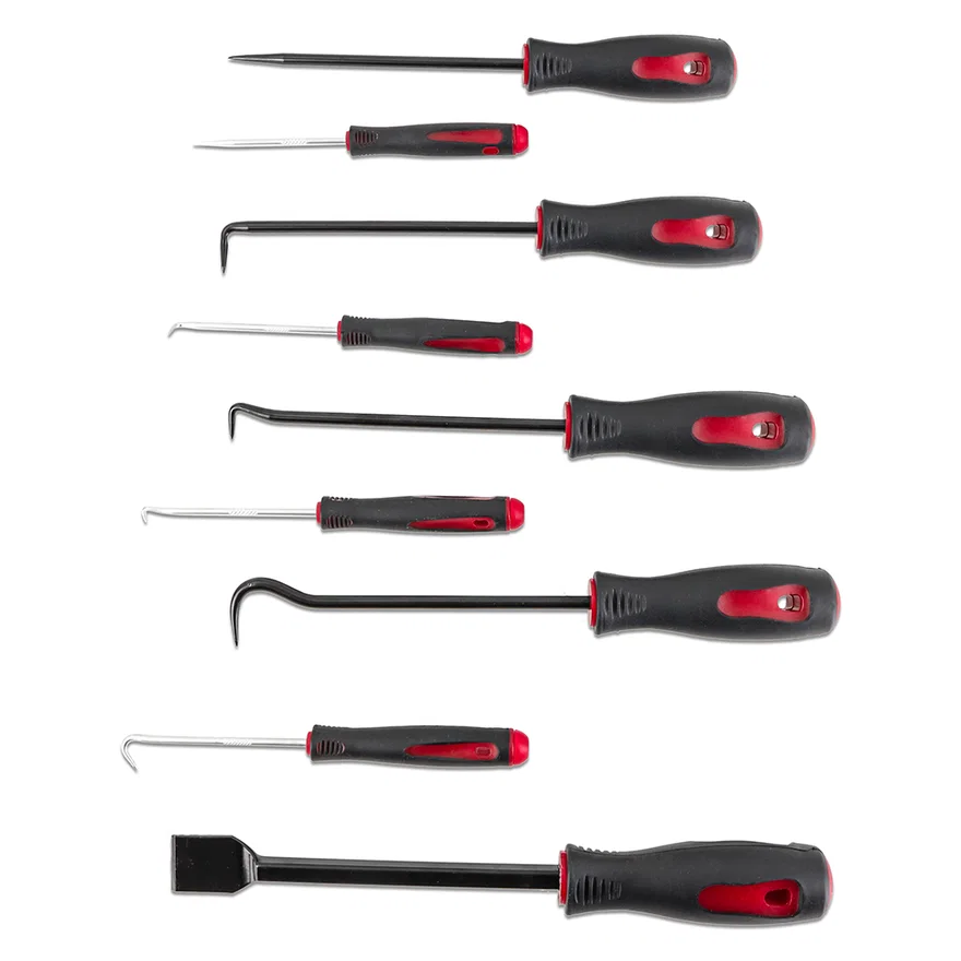 Pick & Hook Set w/Gasket Scraper, 9 Piece