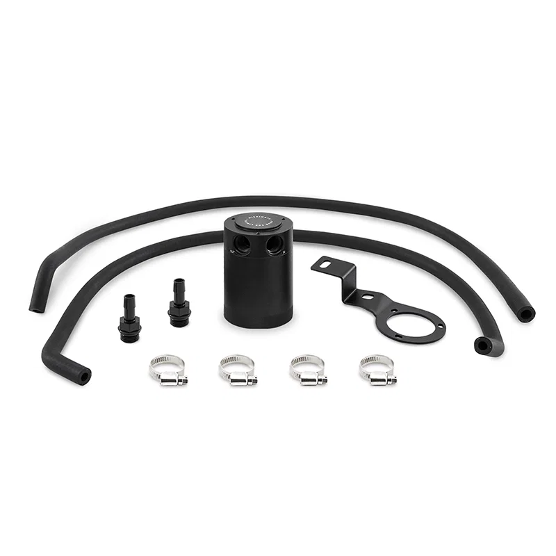 Subaru WRX Baffled Oil Catch Can, PVC Side, 2015-2016