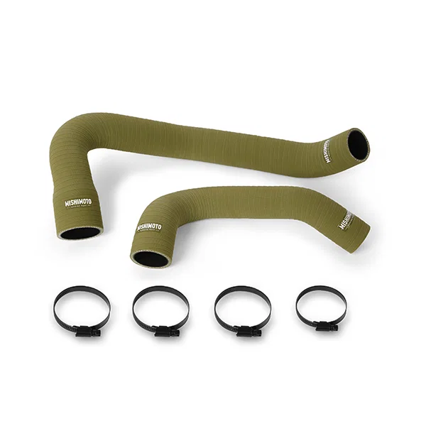 Silicone Hose Kit, Olive Drab, fits Jeep Wrangler 6 Cyl 1997-2006