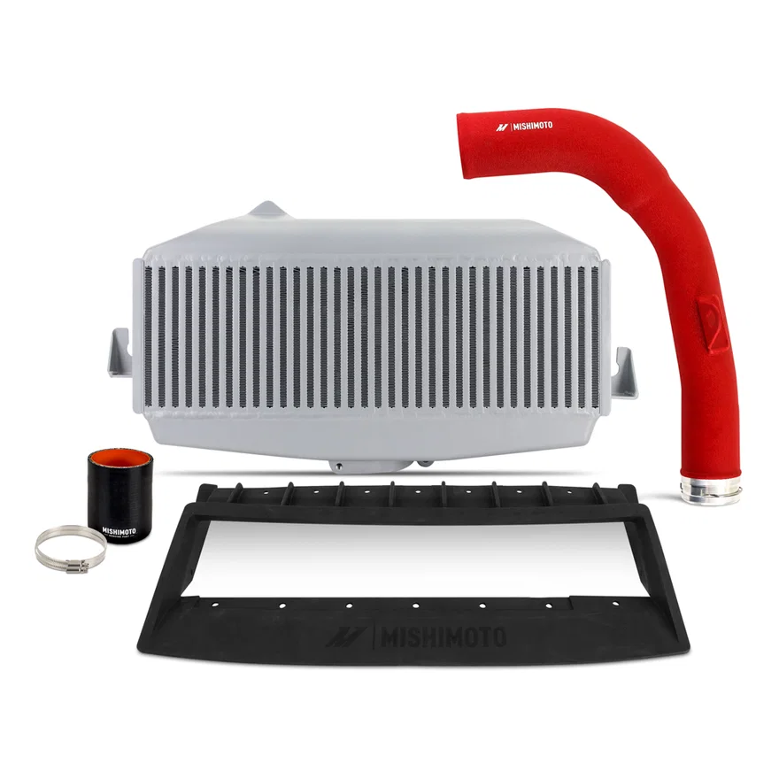 Top-Mount Intercooler Kit, Red Pipe, fits Subaru WRX 2022+