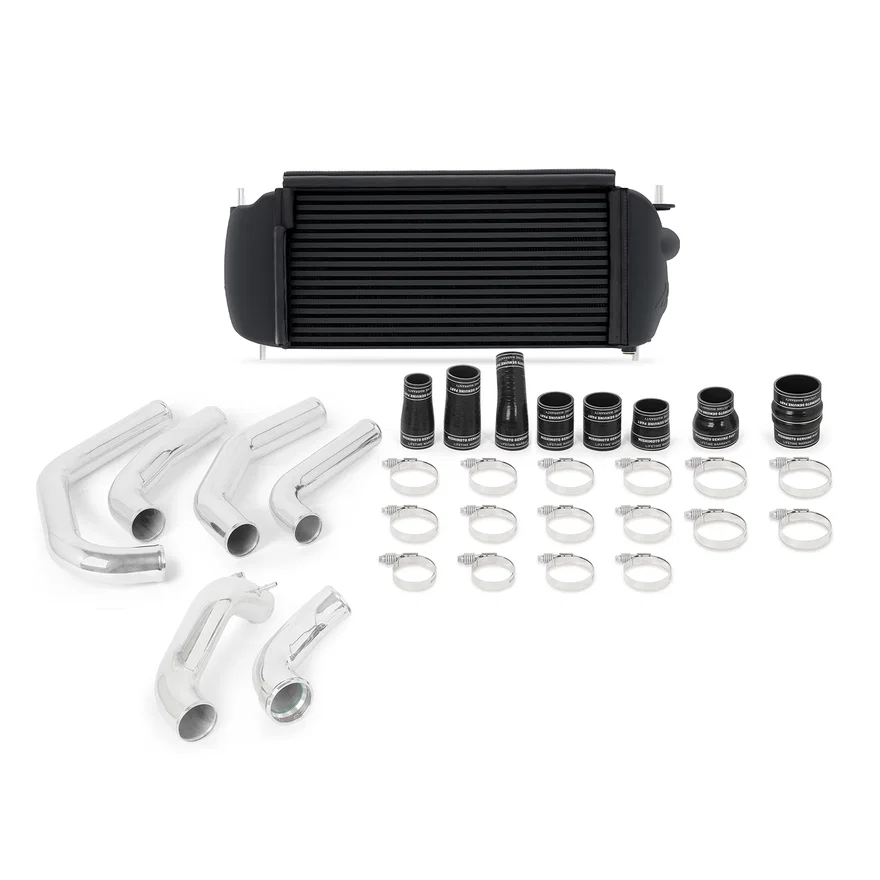 Intercooler Kit, Black/Polished, fits Ford F-150 2.7L EcoBoost 2015-2017