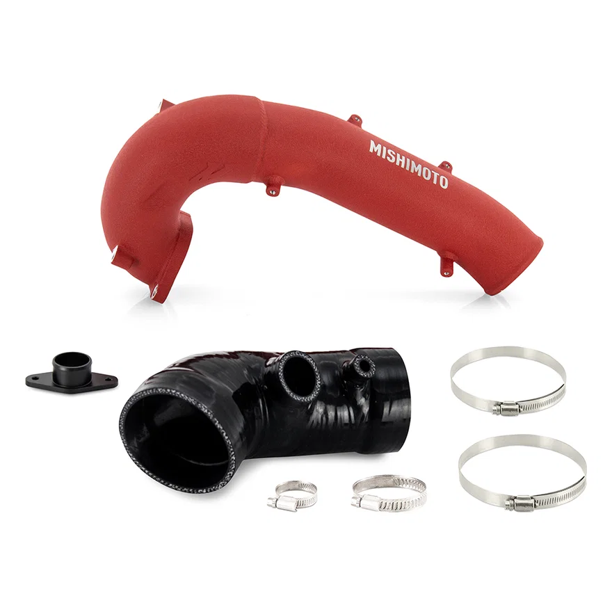 Turbo Inlet Pipe Kit, Red, fits Honda Civic Type R 2017-2021