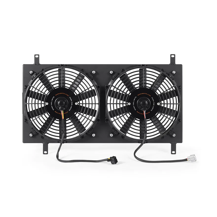 Performance Aluminum Fan Shroud Kit, Black, fits Mazda Miata 1990-1997