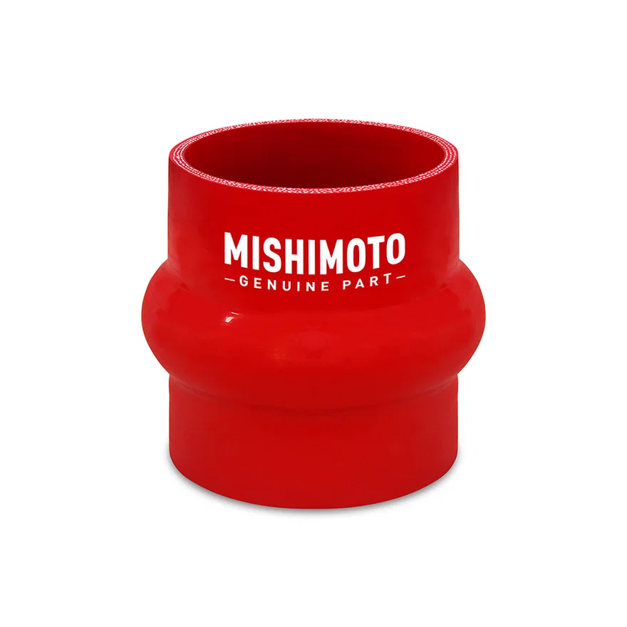 Hump Hose Coupler, Red, Silicone, 3.00in