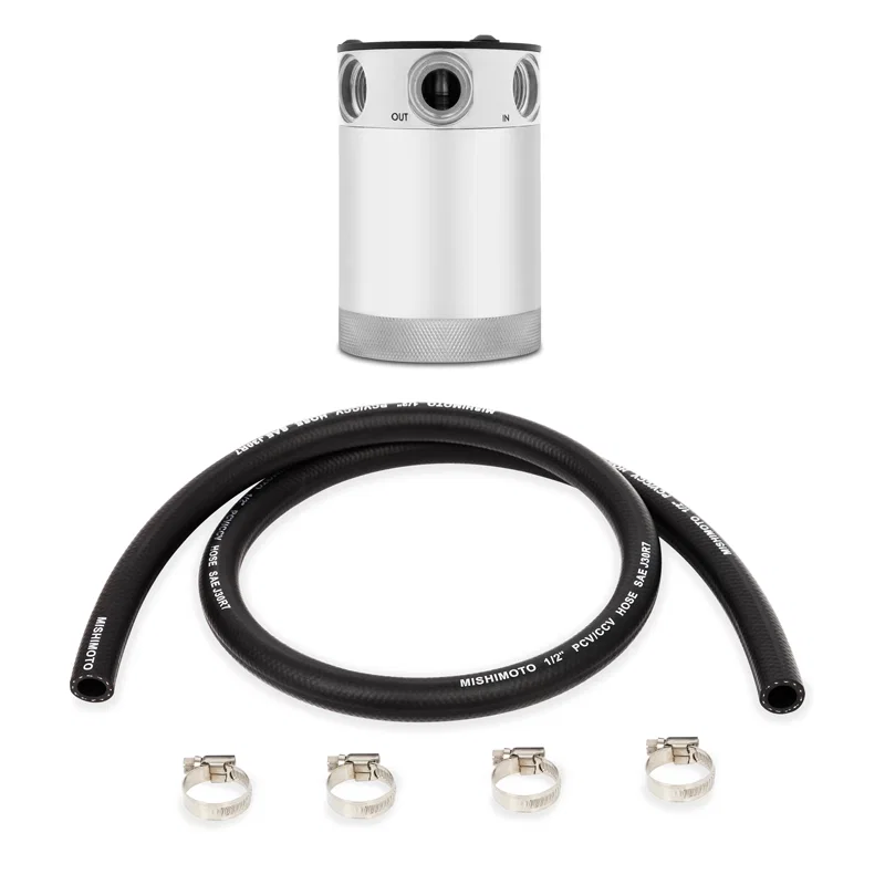 Compact Baffled Oil Catch Can, 3-Port