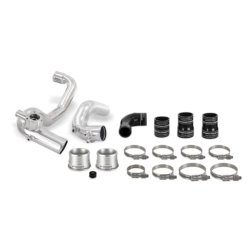 Intercooler Pipe Kit, Polished, fits Ford Bronco 2.3L EcoBoost 2021+