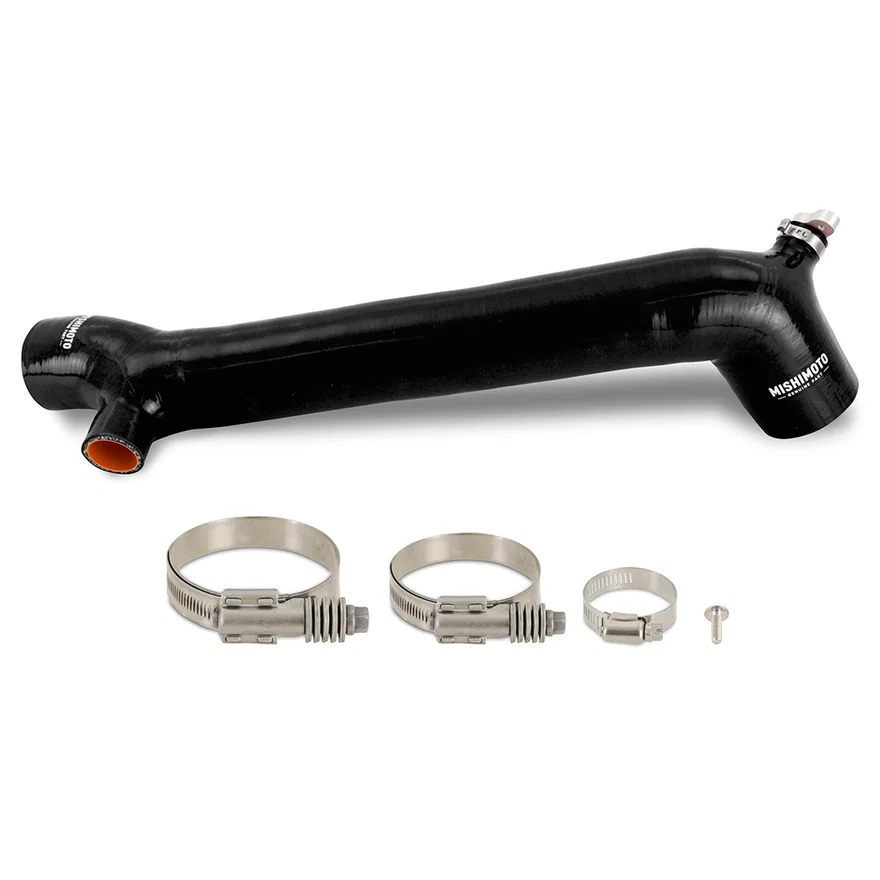 Silicone Charge Tube, Black, fits Polaris RZR XP Turbo 2016-2024